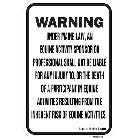 Signmission Safety Sign, 12 in Height, Aluminum, 18 in Length, 25163 A-1218-25163